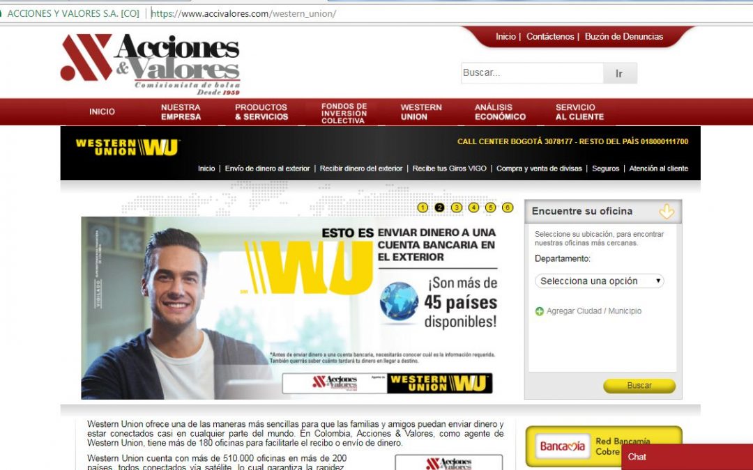 P169. ACCIONES & VALORES – WESTERN UNION